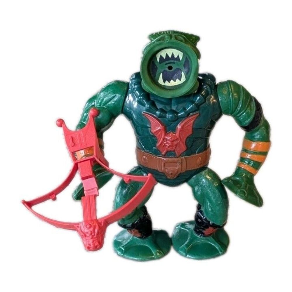 Vintage 1984 He-Man Masters Of The Universe LEECH Suction Works Stands Complete